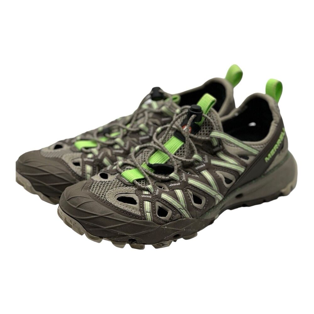 Merrell Choprock Walking Water Gray Green Hiking Trail Shoes J52772 Size 6.5
